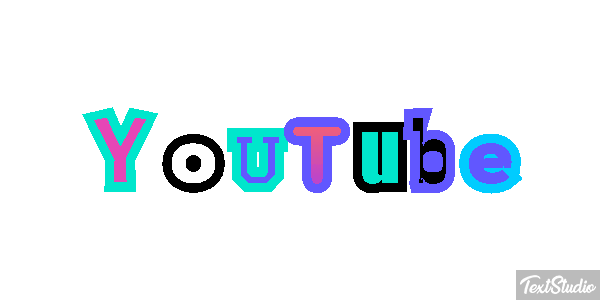 YouTube Effet de texte