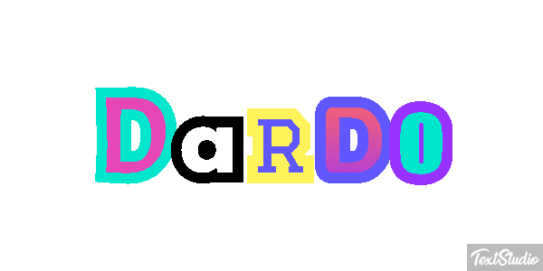 Dardo Efecto de texto