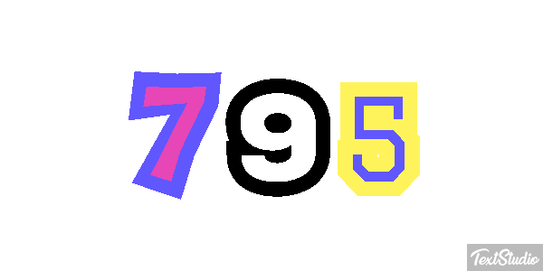 795 テキスト効果