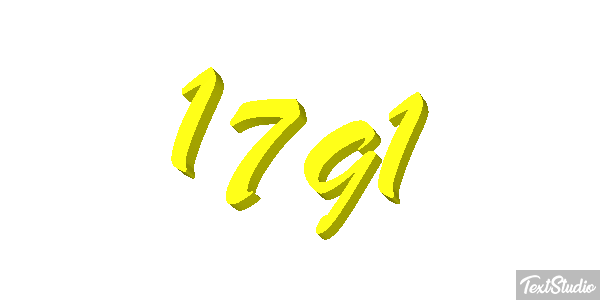 1791 Text effect