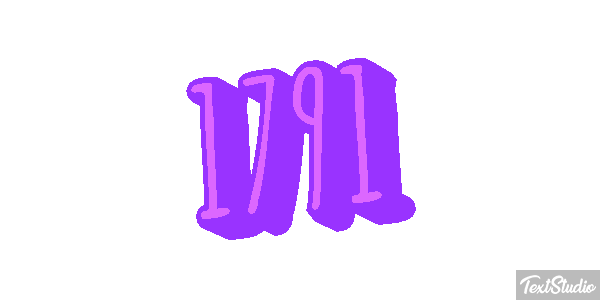 1791 Text effect