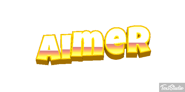 Aimer Texteffekt