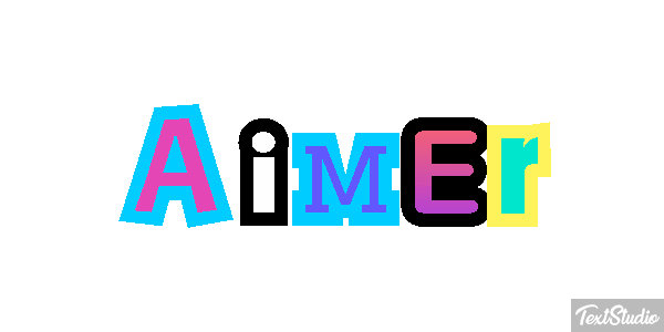 Aimer Texteffekt