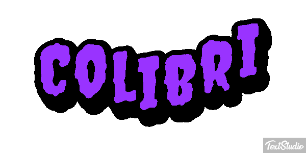 Colibrí Effet de texte
