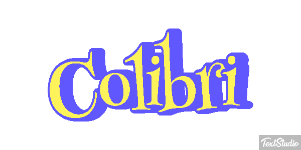 Colibrí Effet de texte