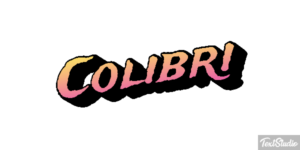 Colibrí Effet de texte