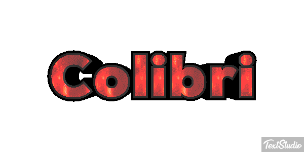 Colibrí Effet de texte