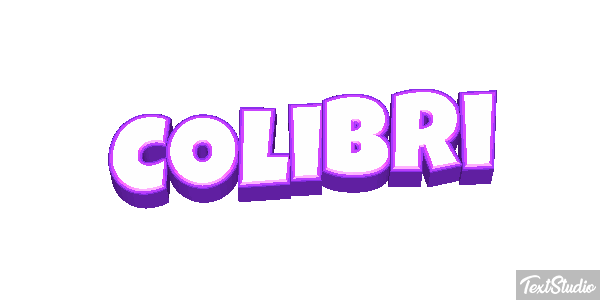 Colibrí Effet de texte