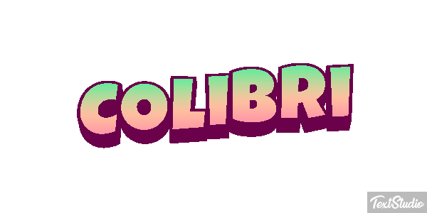 Colibrí Effet de texte