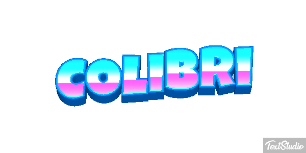 Colibrí Effet de texte