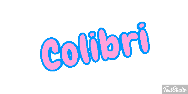Colibrí Effet de texte