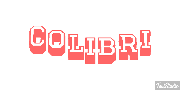 Colibrí Effet de texte