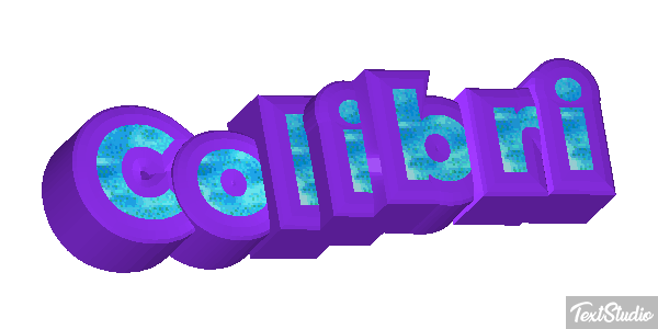 Colibrí Effet de texte