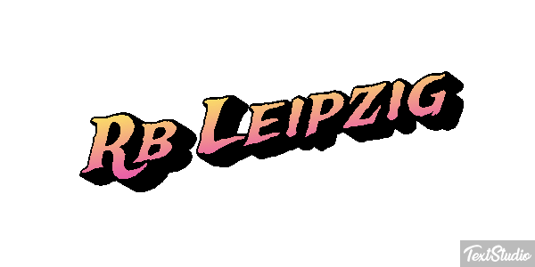 Rb Leipzig Text effect