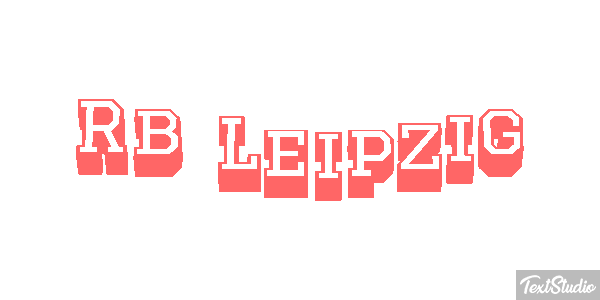 Rb Leipzig Text effect