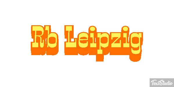 Rb Leipzig Text effect