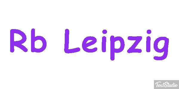 Rb Leipzig Text effect
