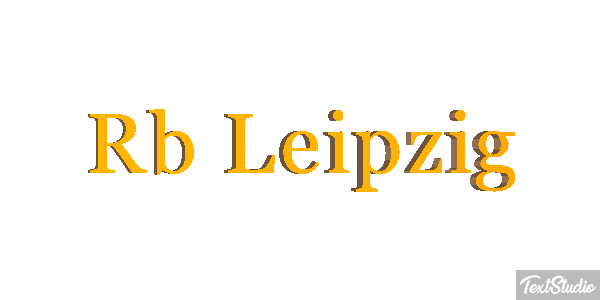Rb Leipzig Text effect