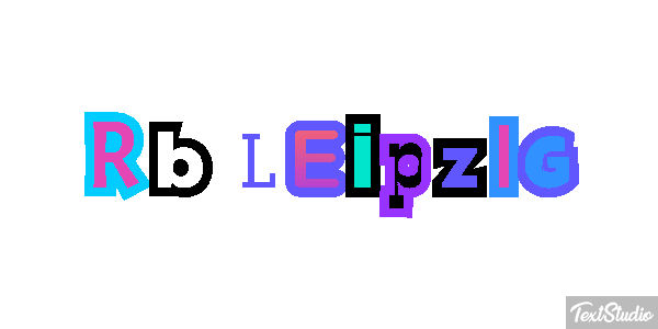 Rb Leipzig Text effect