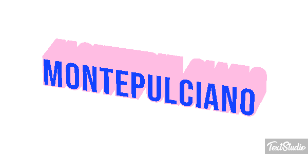 Montepulciano Texteffekt