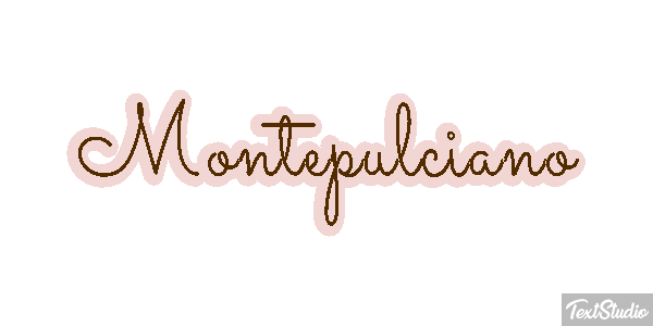 Montepulciano Texteffekt