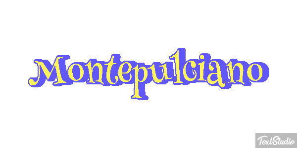 Montepulciano Texteffekt