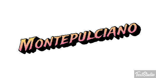 Montepulciano Texteffekt