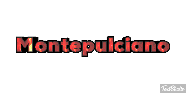 Montepulciano Texteffekt