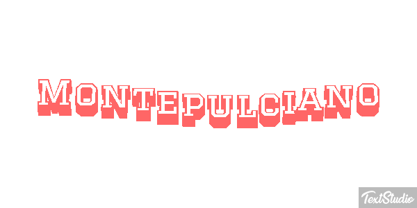 Montepulciano Texteffekt