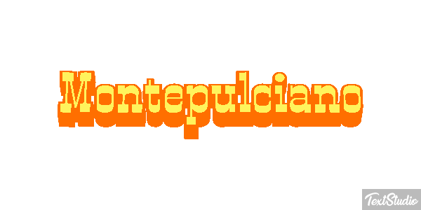 Montepulciano Texteffekt
