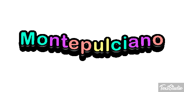 Montepulciano Texteffekt