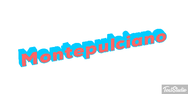 Montepulciano Texteffekt