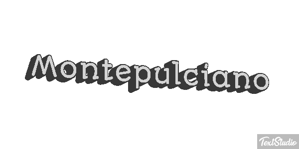 Montepulciano Texteffekt