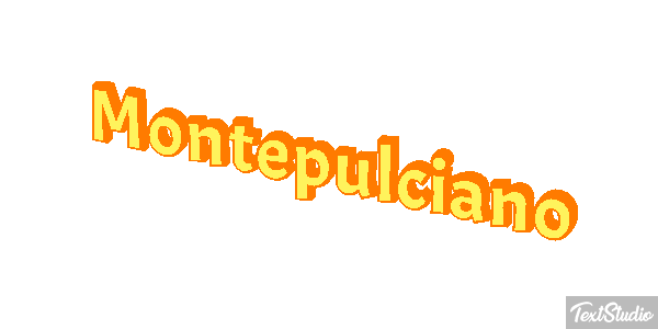 Montepulciano Texteffekt