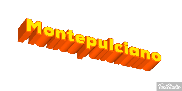 Montepulciano Texteffekt