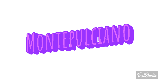 Montepulciano Texteffekt