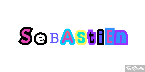 Sébastien Effet de texte