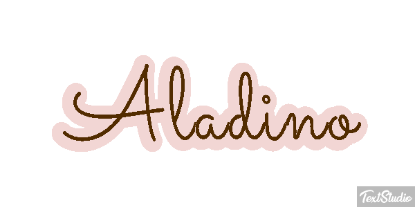 Aladino Effetto testo
