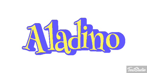 Aladino Effetto testo
