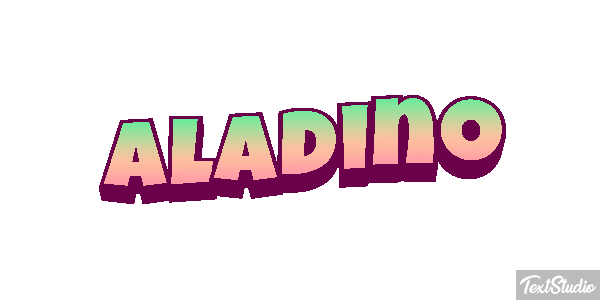 Aladino Effetto testo