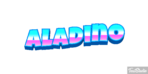 Aladino Effetto testo