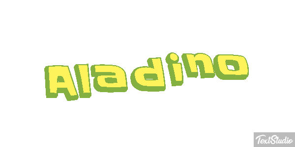 Aladino Effetto testo