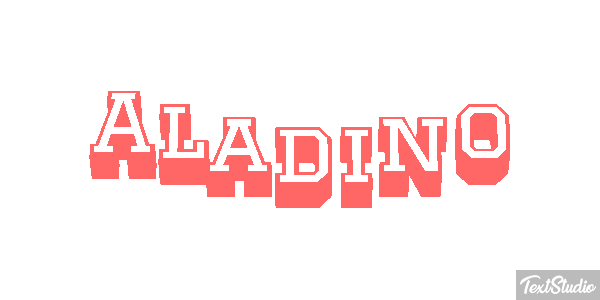 Aladino Effetto testo
