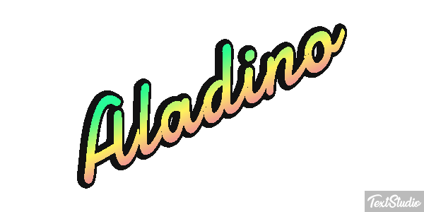 Aladino Effetto testo