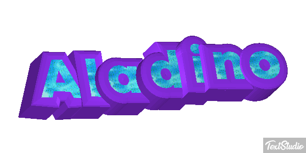 Aladino Effetto testo