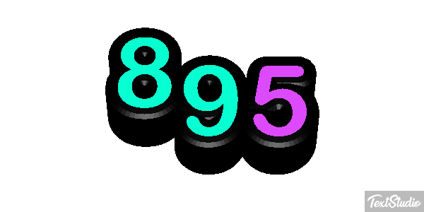 895 Текстовый эффект