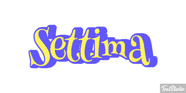 Settima Tekst effect