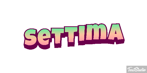 Settima Tekst effect