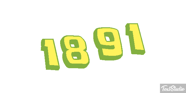1891 Text effect