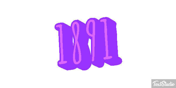 1891 Text effect